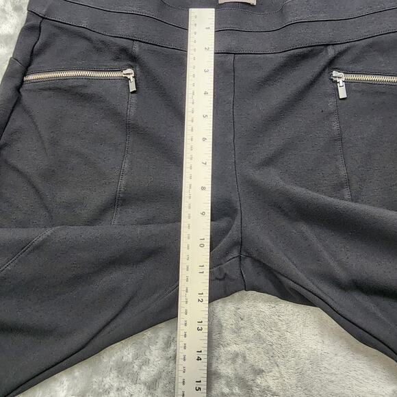 Maurices Pants Womens XL Pull On Front Seam Leggings Zipper Details Stretch - Picture 9 of 12